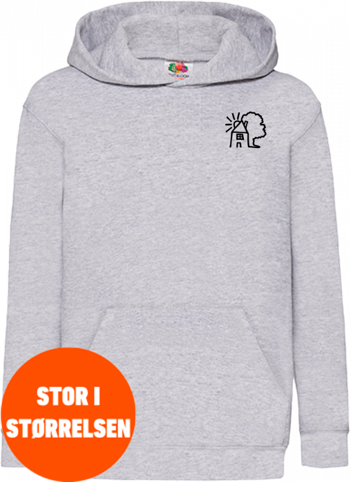 Fruit of the loom - Sdr. Jernløse Lilleskole Classic Hoodie Kids - Heather Grey