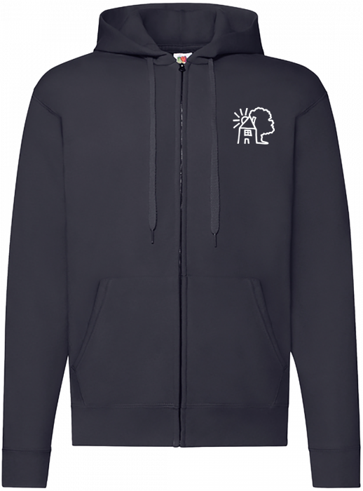 Fruit of the loom - Sdr. Jernløse Lilleskole Zip Hoodie Adults - Deep Navy