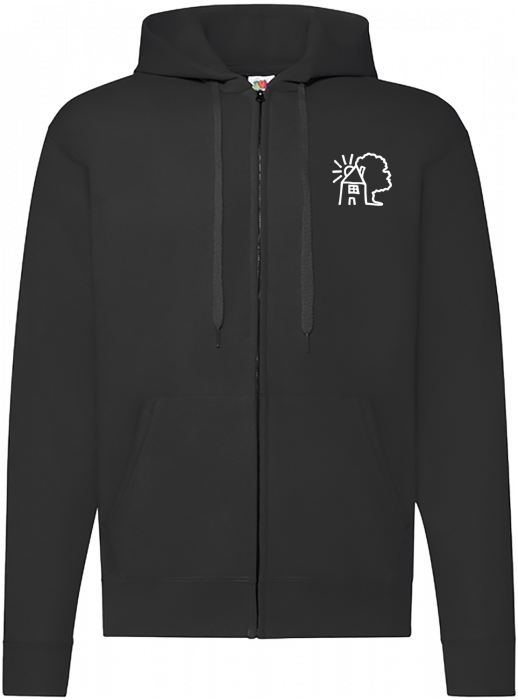 Fruit of the loom - Sdr. Jernløse Lilleskole Zip Hoodie Adults - Black