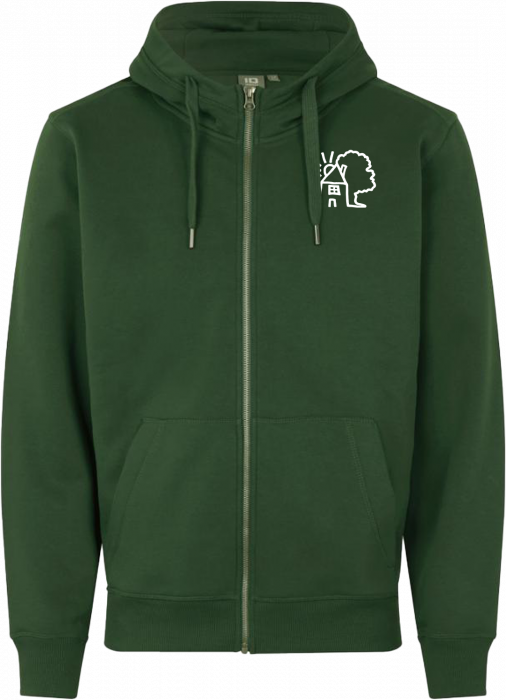 ID - Sdr. Jernløse Lilleskole Hoodie W. Zip Men - Bottle Green