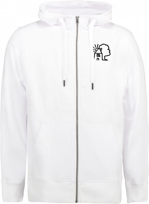 ID - Sdr. Jernløse Lilleskole Hoodie W. Zip Men - White