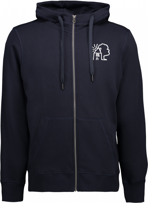 ID - Sdr. Jernløse Lilleskole Hoodie W. Zip Men - Granat