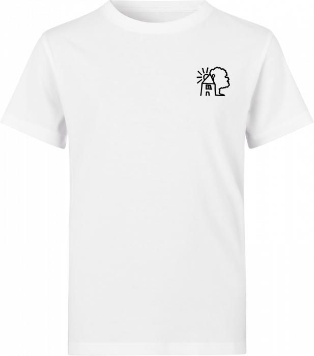 ID - Sdr. Jernløse Lilleskole T-Shirt Herre M. Rygtryk - Hvid