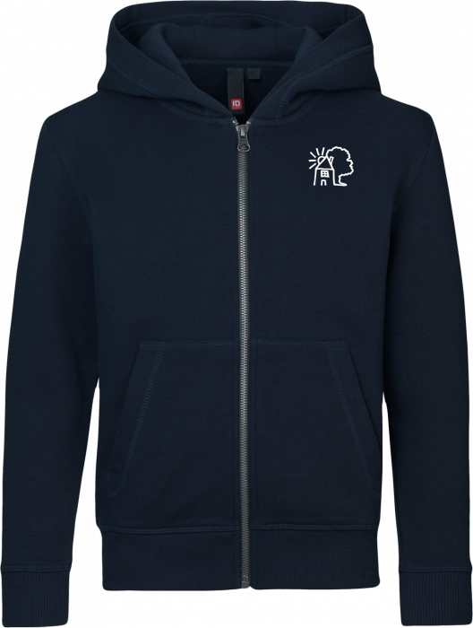 ID - Sdr. Jernløse Lilleskole Hoodie W. Zip Ks - Marinho